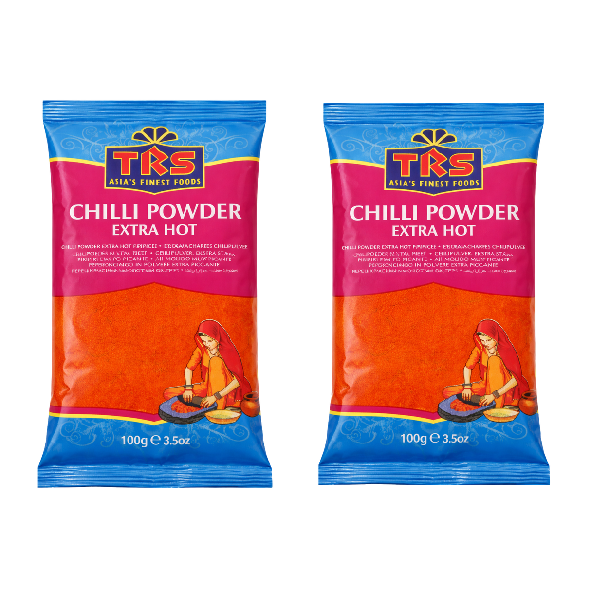 TRS - Extra Hot Chilli Powder 2 X (100g) 31.03.2027