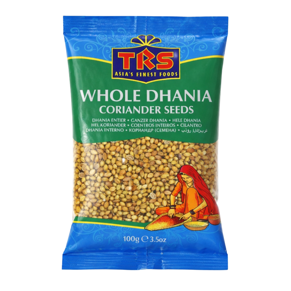 TRS - Dhania whole/Coriander seeds (100g) 01.10.2027