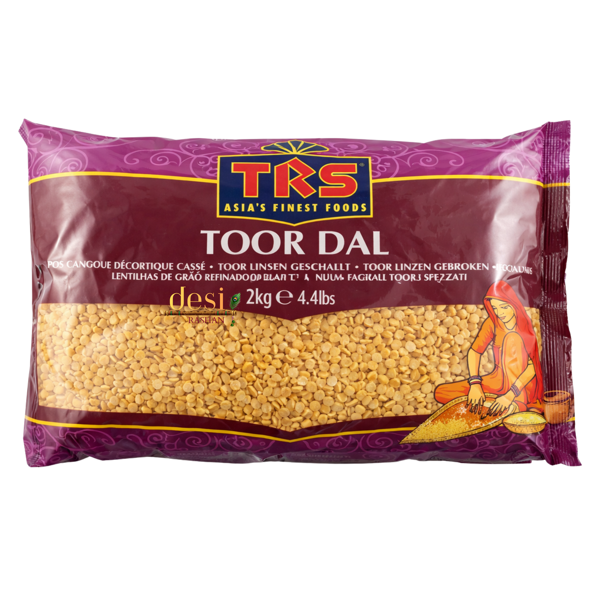 TRS - Toor Dal Plain (2kg) 31.10.2027