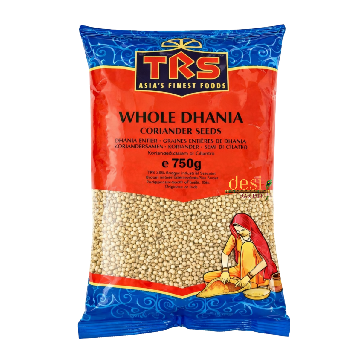 TRS - Dhania Whole/Coriander seeds (750g) 20.03.2028