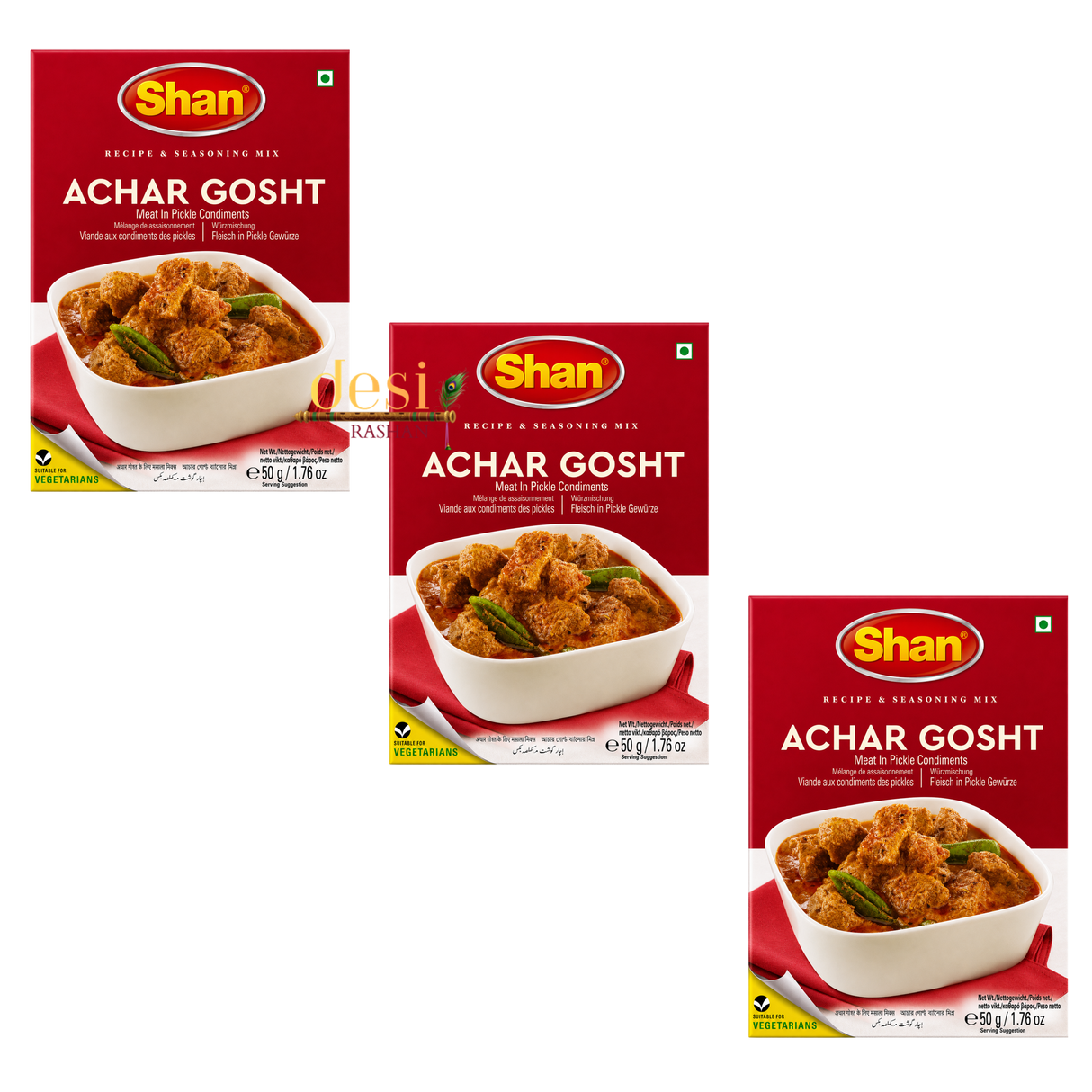 Shan Achar Gosht Masala (50 g) 29.09.2027