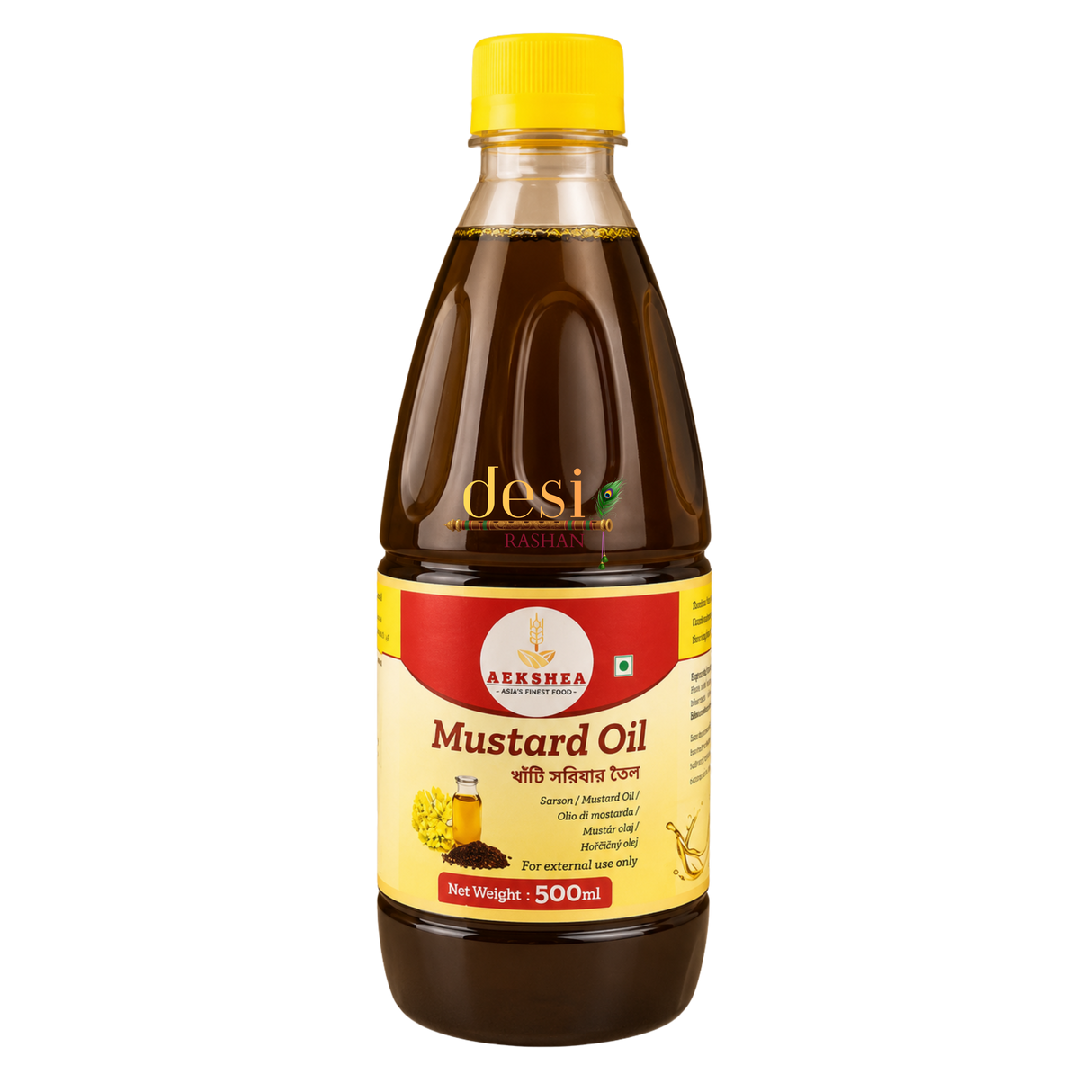 Aekshea - Mustard Oil (500ml) 29.10.2027