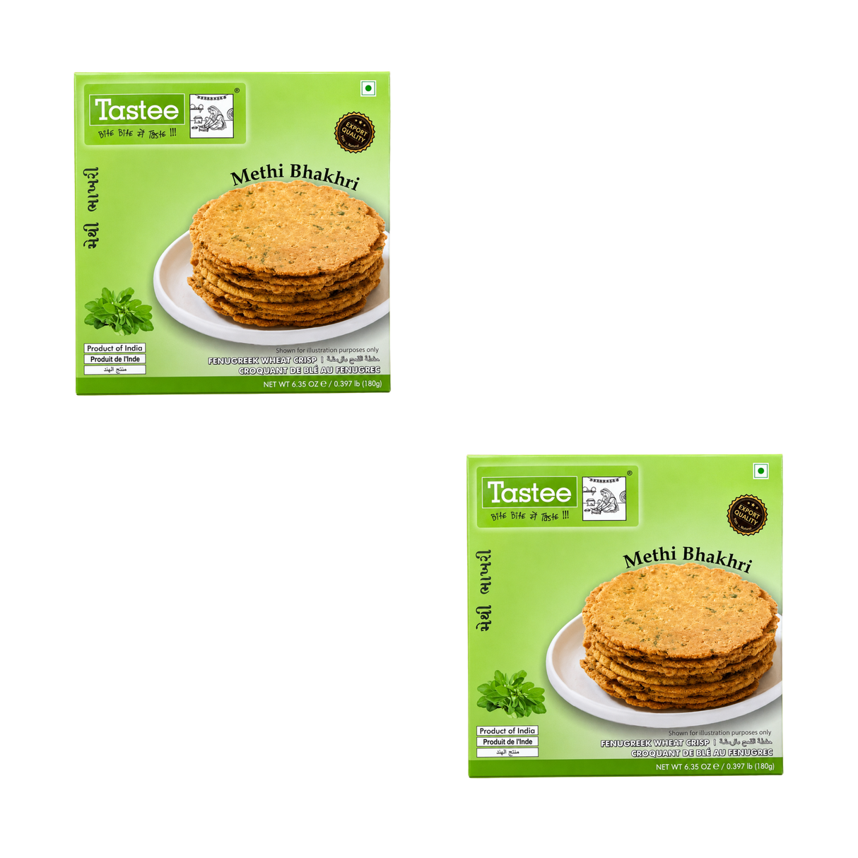 Tastee - Methi Bhakhri (180g) 31.01.2027