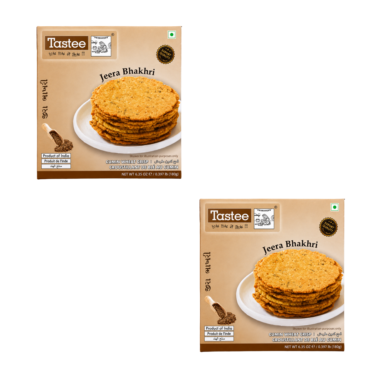 Tastee - Jeera Bhakhri (180g) 31.01.2027