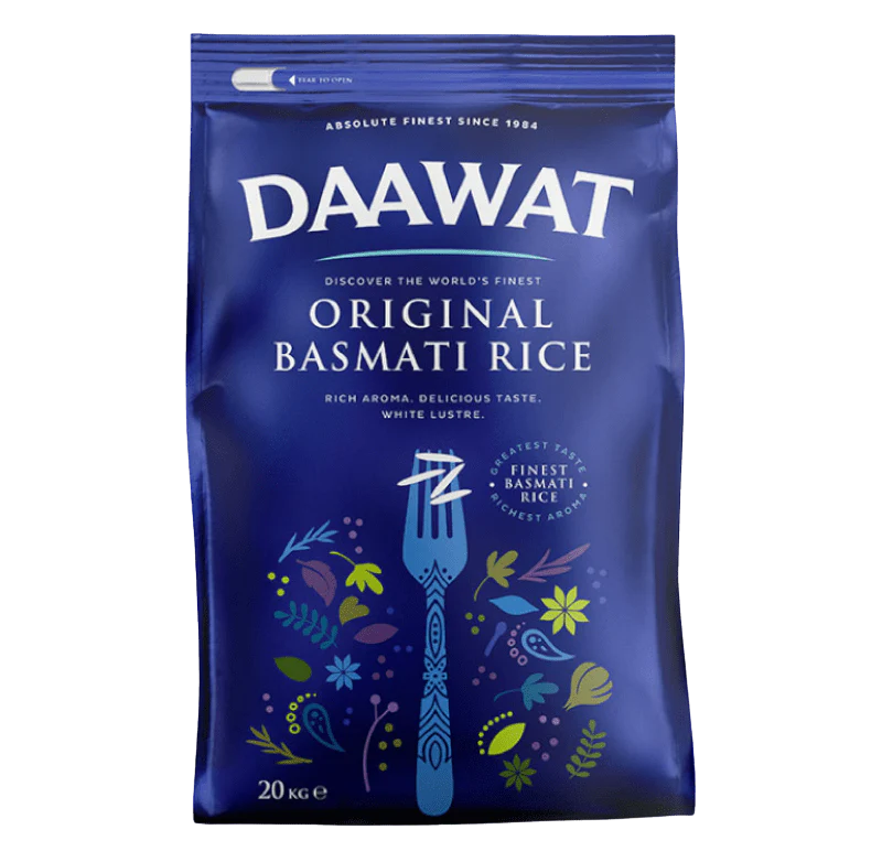 Daawat - Original Basmati Rice (20kg) 28.02.2027