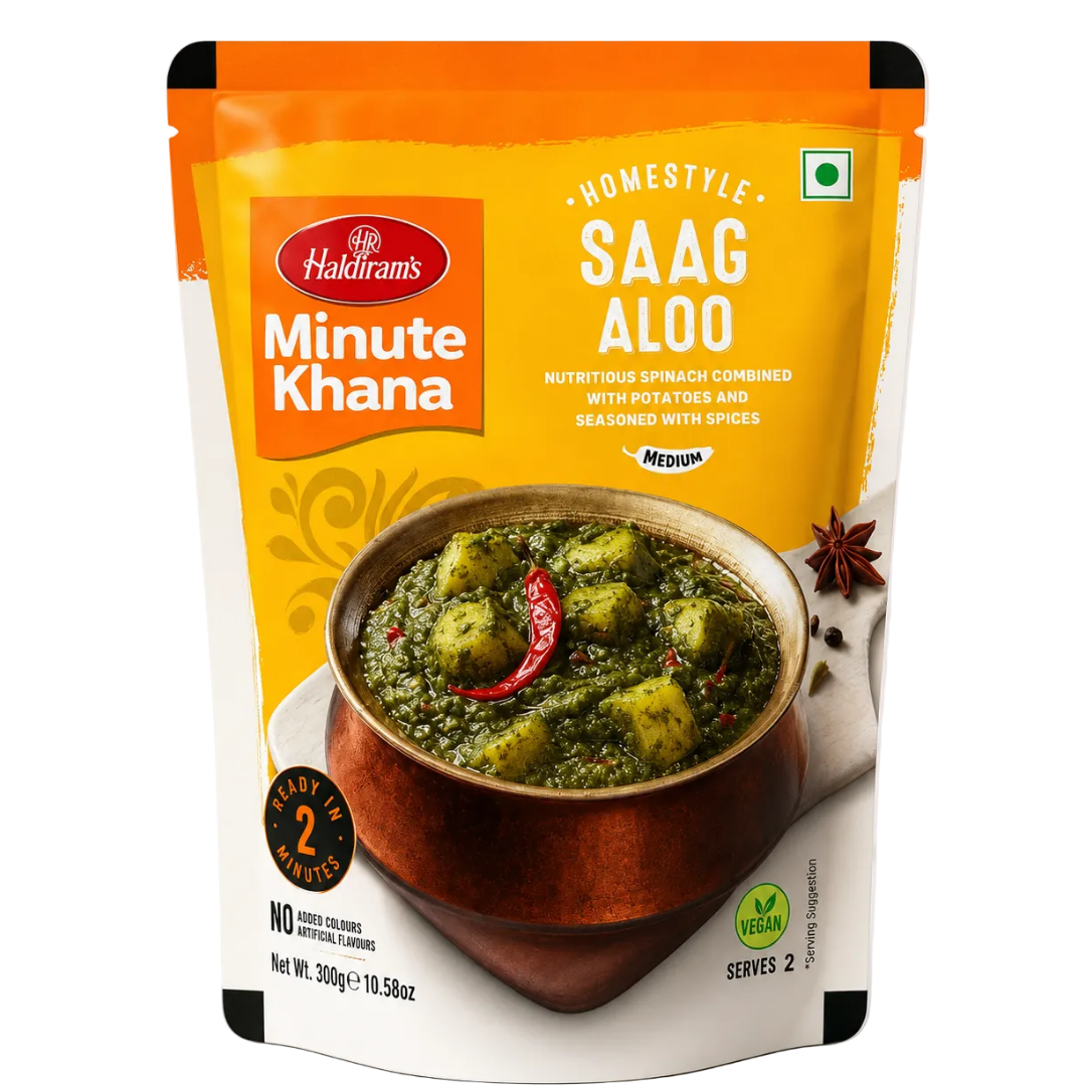 Haldiram’s – RTE Saag Aloo (300gm) 05.03.2027