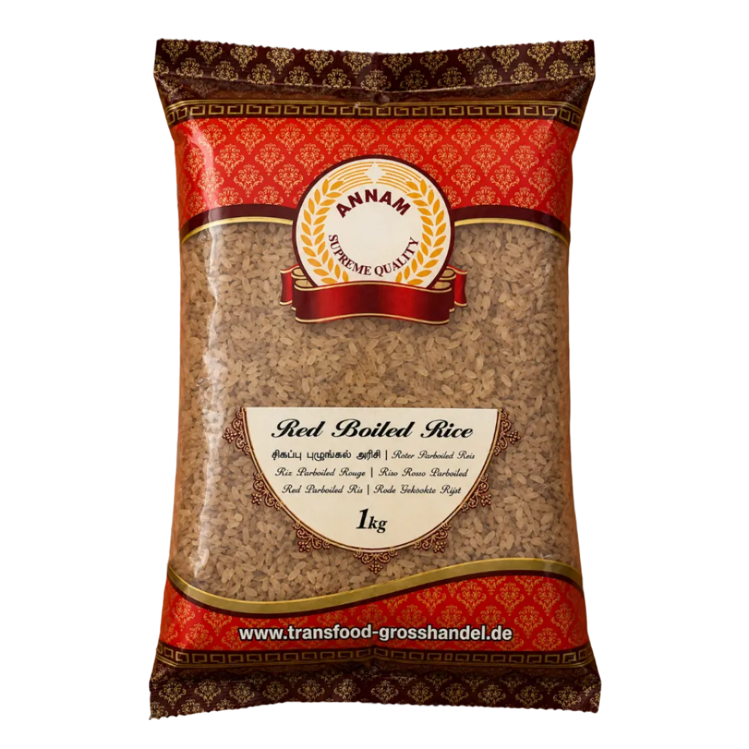 Annam - Red Parboiled Rice (1Kg) 30.08.2026