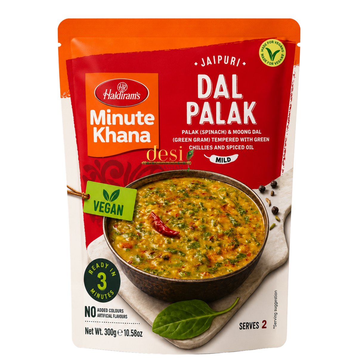 Haldiram's - Jaipuri Dal Palak (300g) 02.01.2027