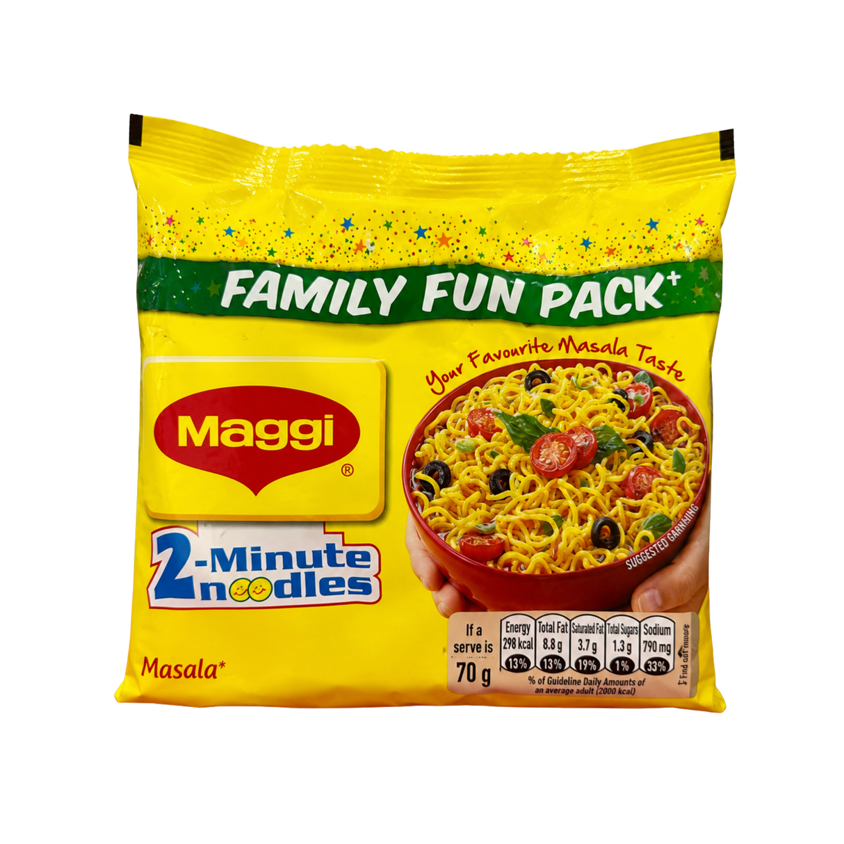 Maggi - Masala Noodles Pack of 8 (560g) 25.09.2026 **DEAL**