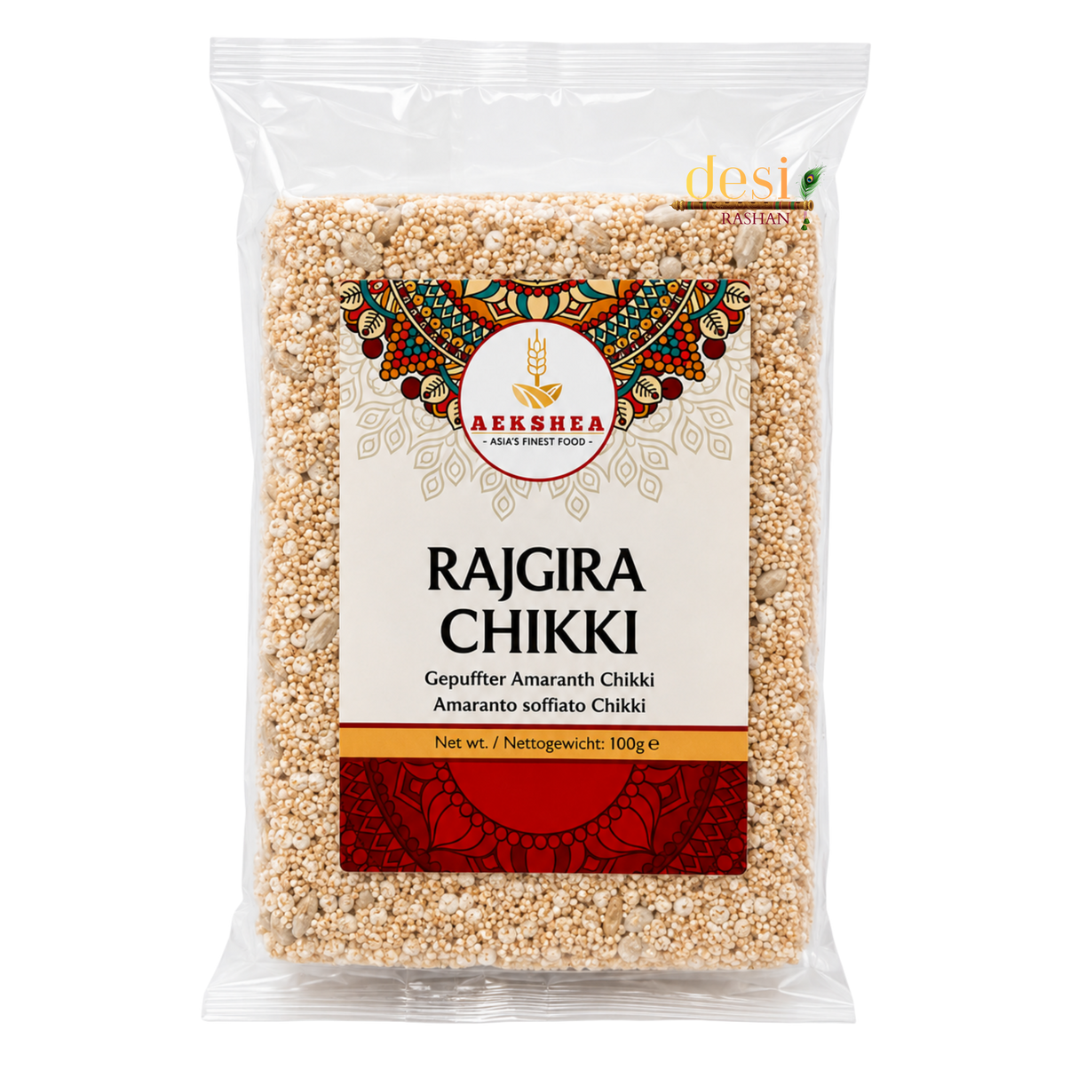 Aekshea - Rajgira Chikki (100g) 30.11.2026 **DEAL**