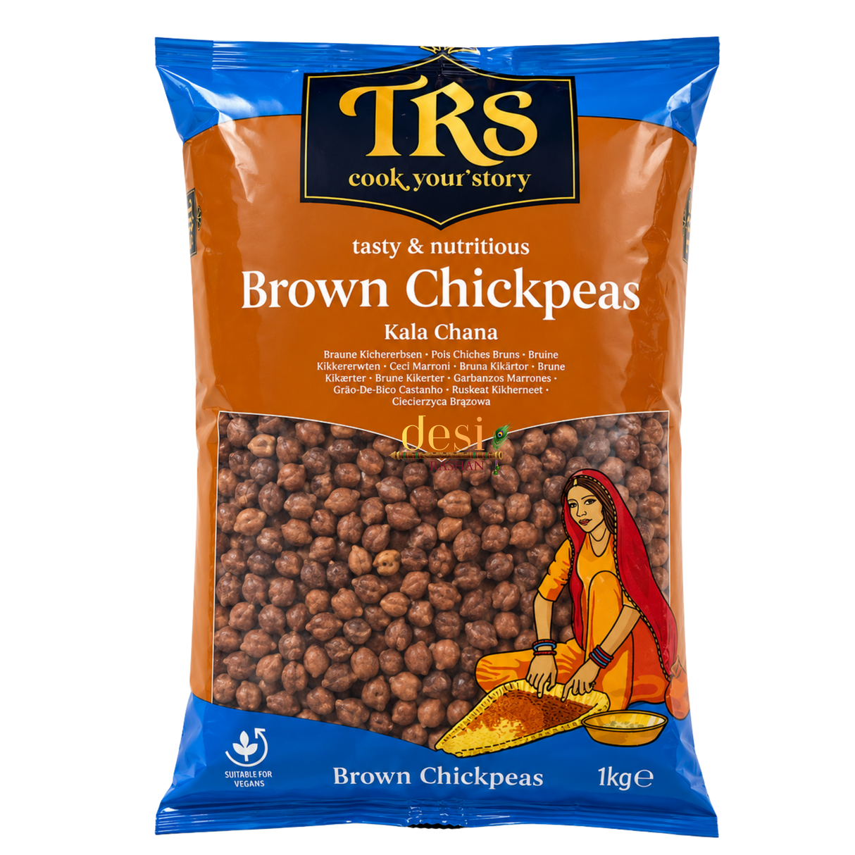 TRS - Kala Chana/Brown Chickpeas (1kg) 30.04.2028