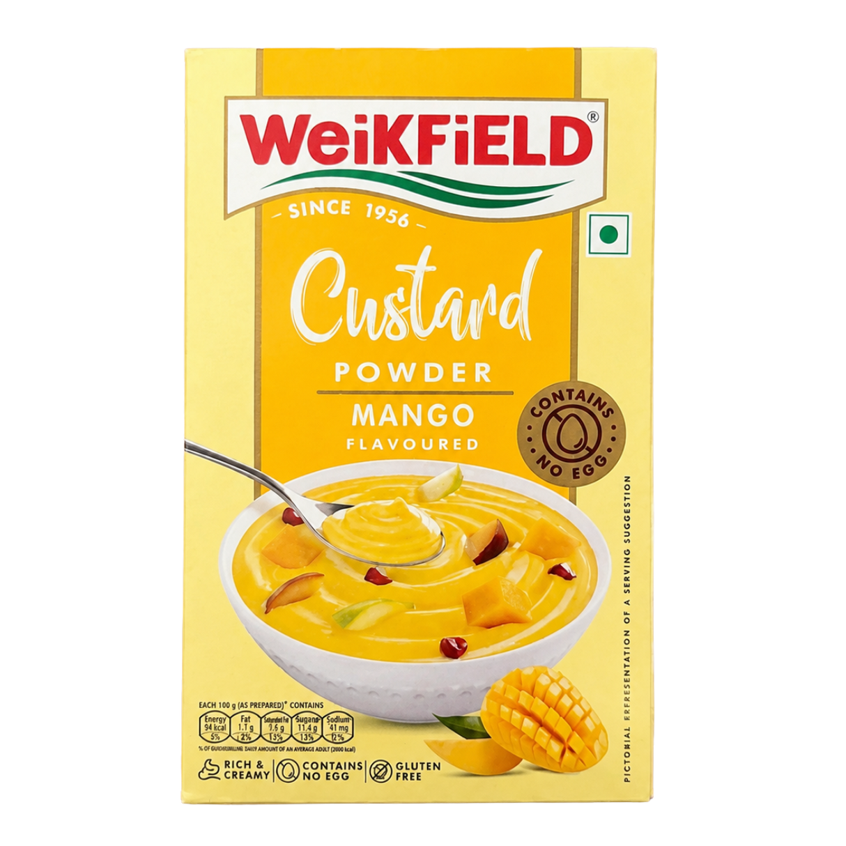 Weikfield Custard Mango Powder (75g) 30.04.2027