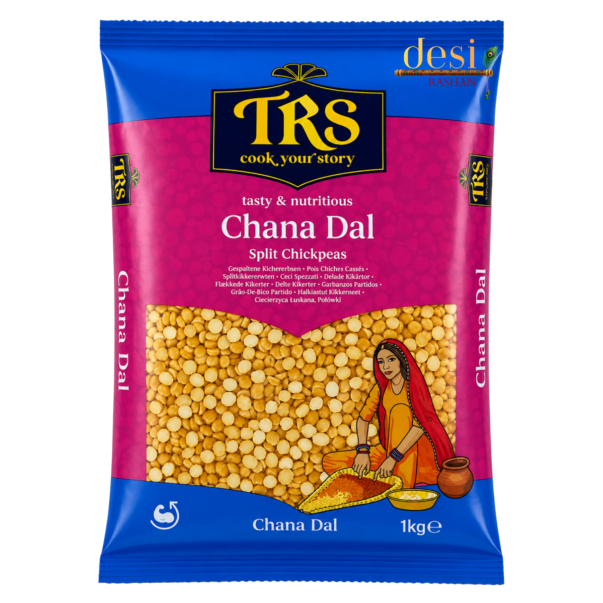TRS - Chana Dal/Split Chickpeas (1kg) 20.01.2028