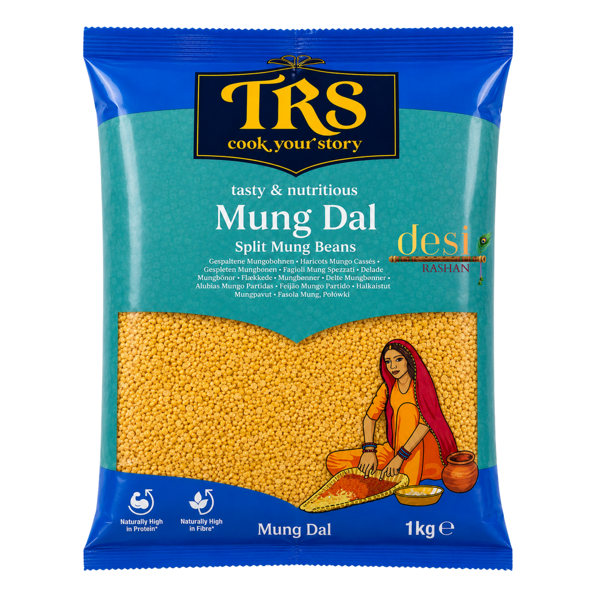 TRS - Moong Dal/Mung Split (1kg) 31.02.2028